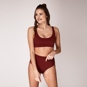 AYA High Waist - wendbar blue / wine from Woodlike Ocean