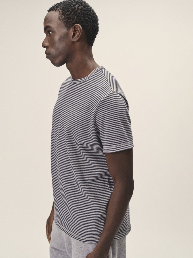T-Shirt Streifen aus Organic Cotton Mix from WOTE