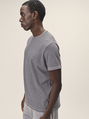 T-Shirt Streifen aus Organic Cotton Mix from WOTE