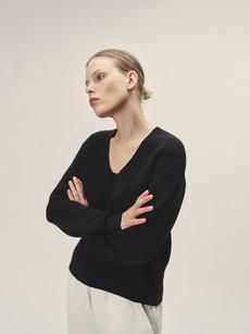 Strick Pullover aus nachhaltiger Merino Wolle via WOTE