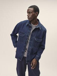 Denim Overshirt aus Organic Cotton via WOTE