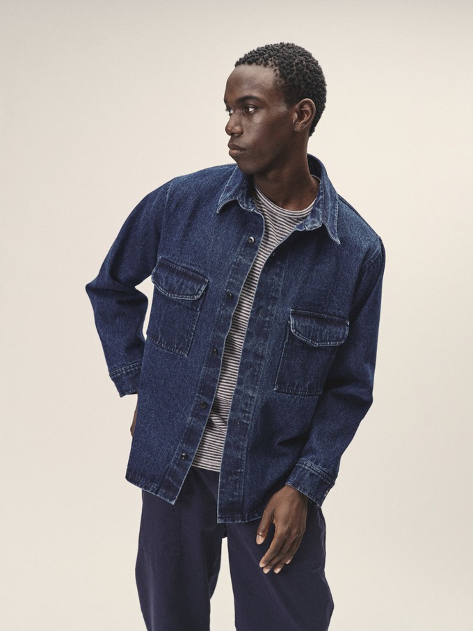 Denim Overshirt aus Organic Cotton from WOTE