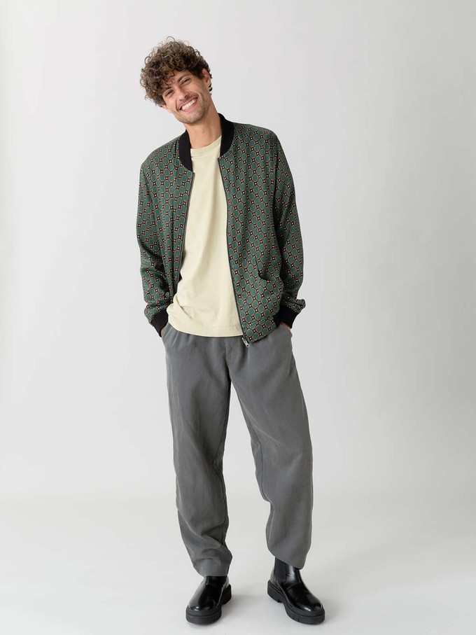 Laslo Wendejacke emerald/black from Yahmo