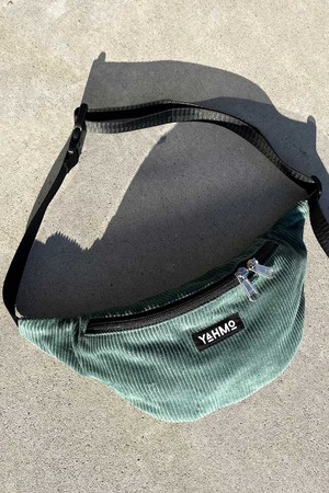 teal Cord Bauchtasche from Yahmo