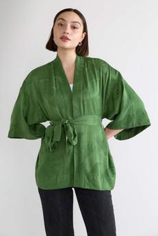 Gerda Kimono Matcha via Yahmo