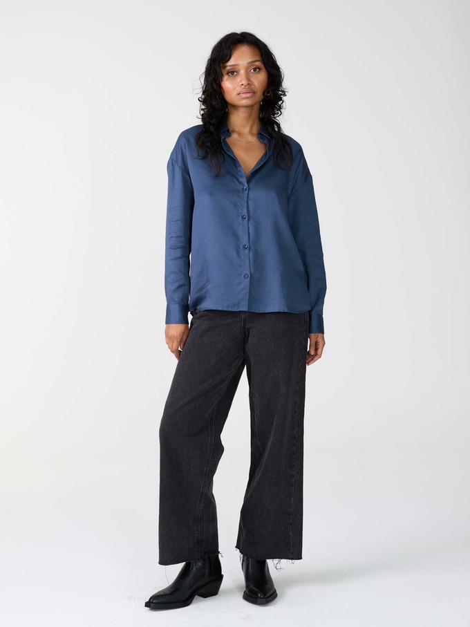 Mona Hemd blau from Yahmo
