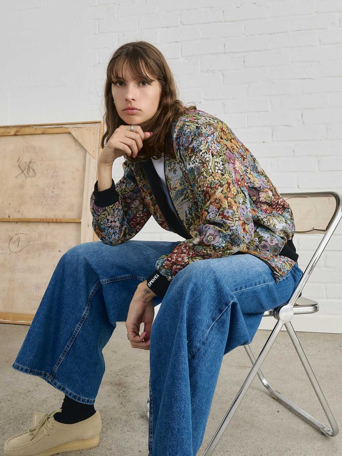 Berta Wendejacke Bouquet/Black from Yahmo