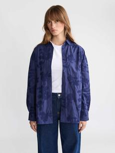 Mona Hemd Cobalt via Yahmo