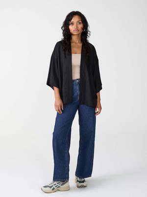 Gerda Kimono schwarz from Yahmo
