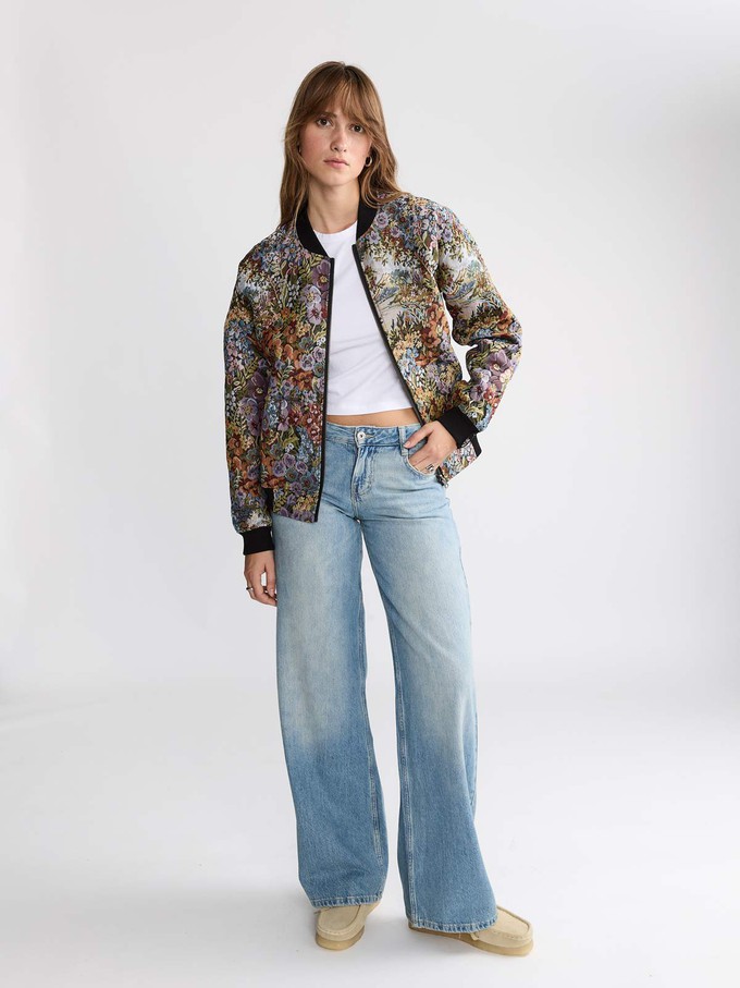 Berta Wendejacke Bouquet/Black from Yahmo