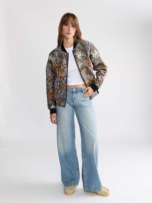 Berta Wendejacke Bouquet/Black from Yahmo