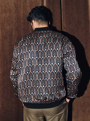Oskar Wendejacke metropolis/black from Yahmo