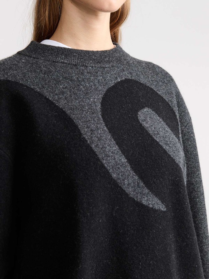 Lani Oversized Strickpullover Swan from Yahmo