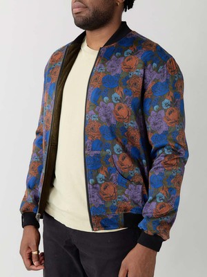 Oskar Wendejacke bloom/olive from Yahmo