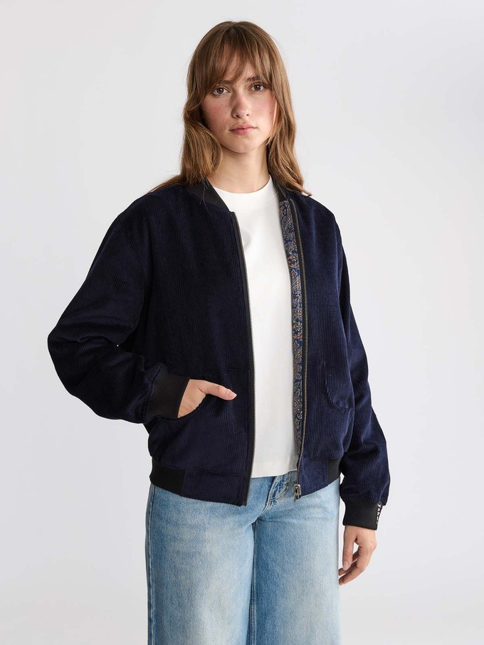 Elsa Wendejacke Paisley/Navy from Yahmo