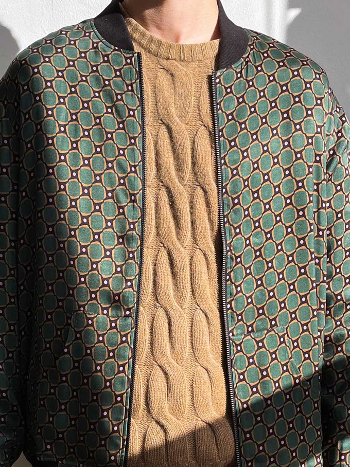 Laslo Wendejacke emerald/black from Yahmo