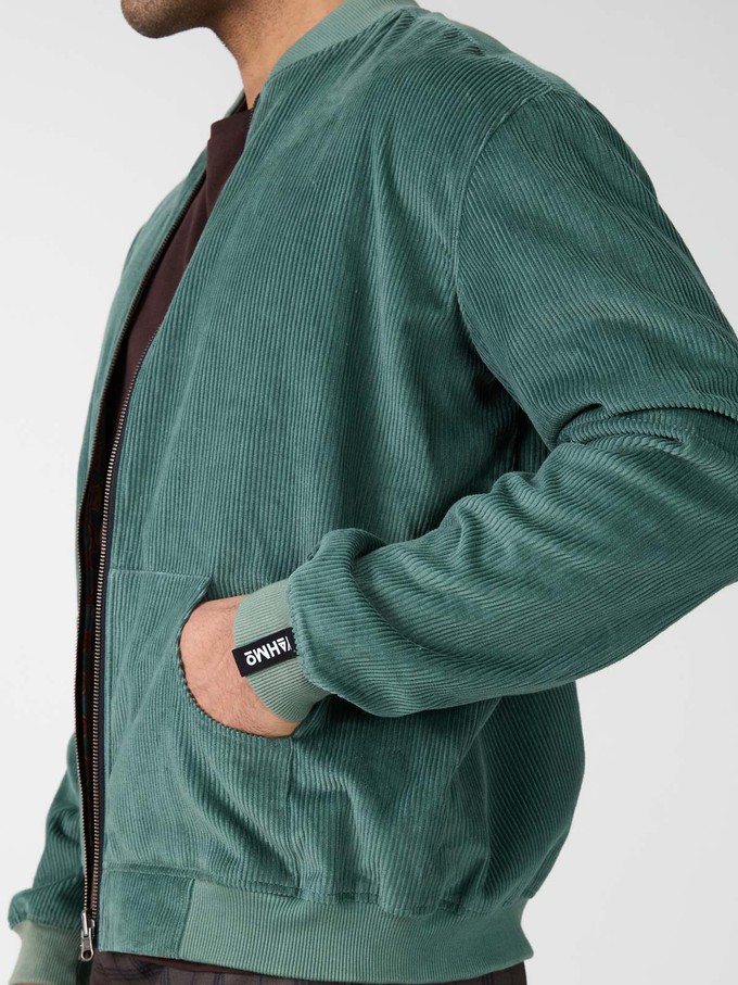 Oskar Wendejacke atlas/teal from Yahmo