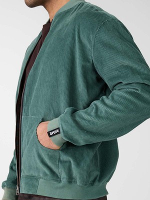 Oskar Wendejacke atlas/teal from Yahmo