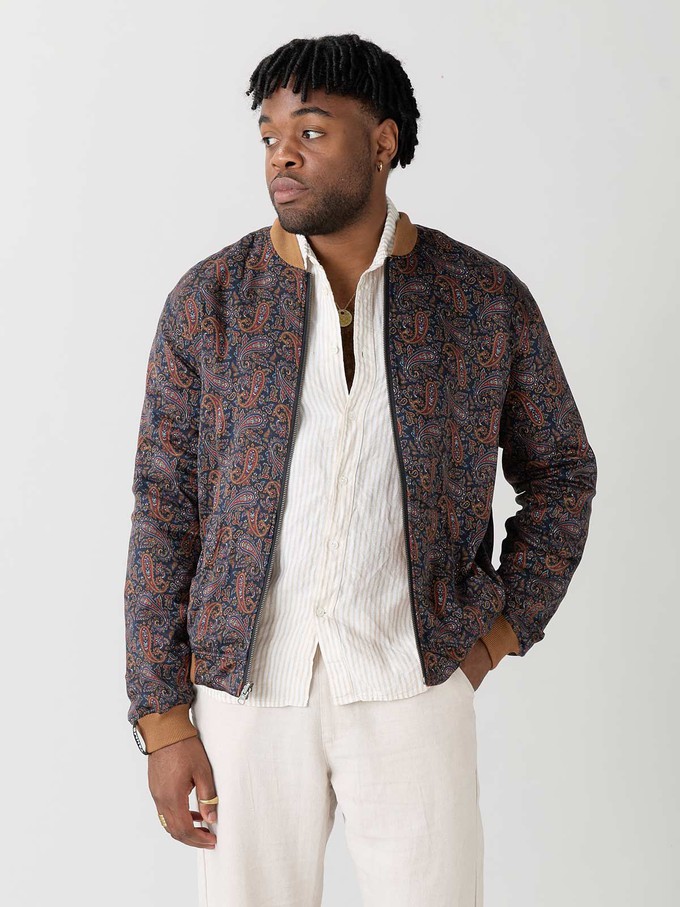 Oskar Wendejacke paisley/caramel from Yahmo