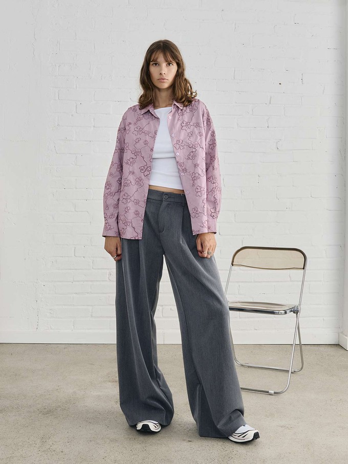 Mona Hemd Mauve from Yahmo