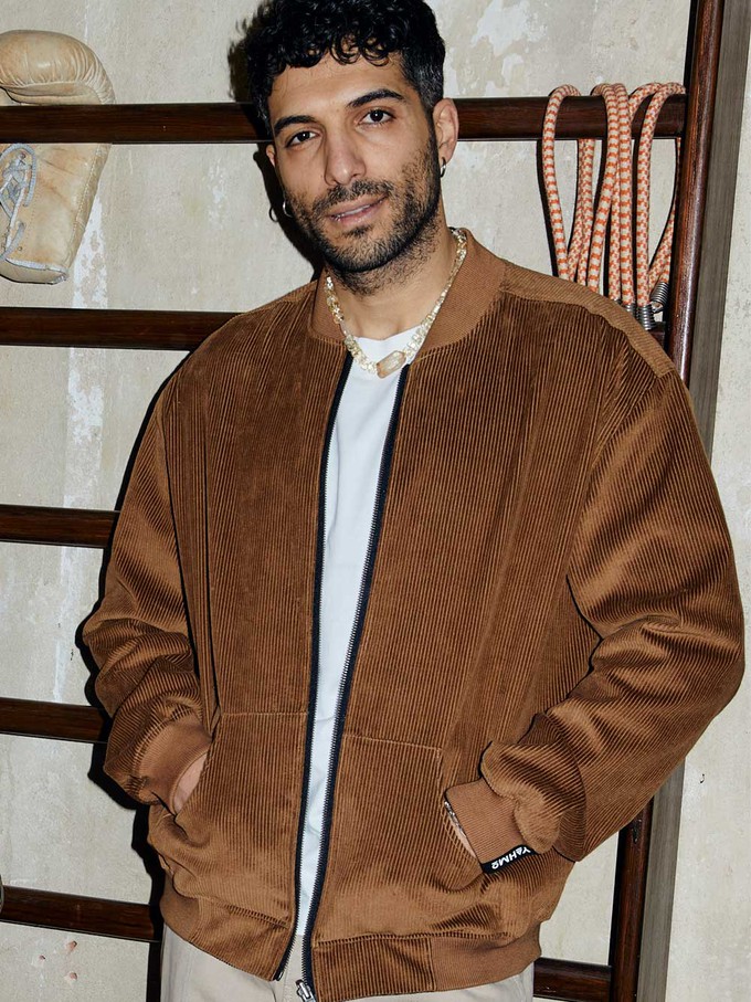 Oskar Wendejacke paisley/caramel from Yahmo