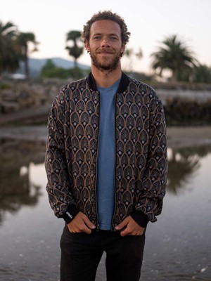 Oskar Wendejacke metropolis/black from Yahmo