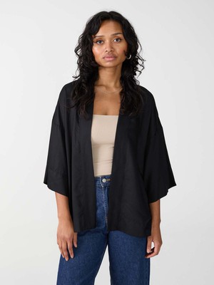 Gerda Kimono schwarz from Yahmo