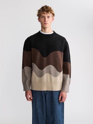 Rudi Oversized Strickpullover Sandstone from Yahmo