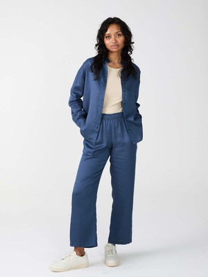 Mona Hemd blau from Yahmo