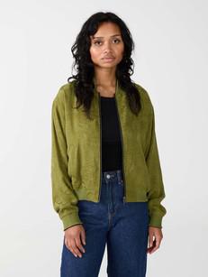 Lene Wendejacke moss/black via Yahmo