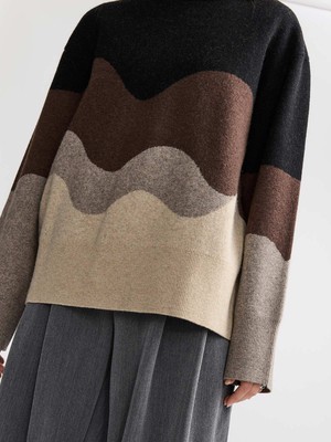 Lani Oversized Strickpullover Sandstone from Yahmo
