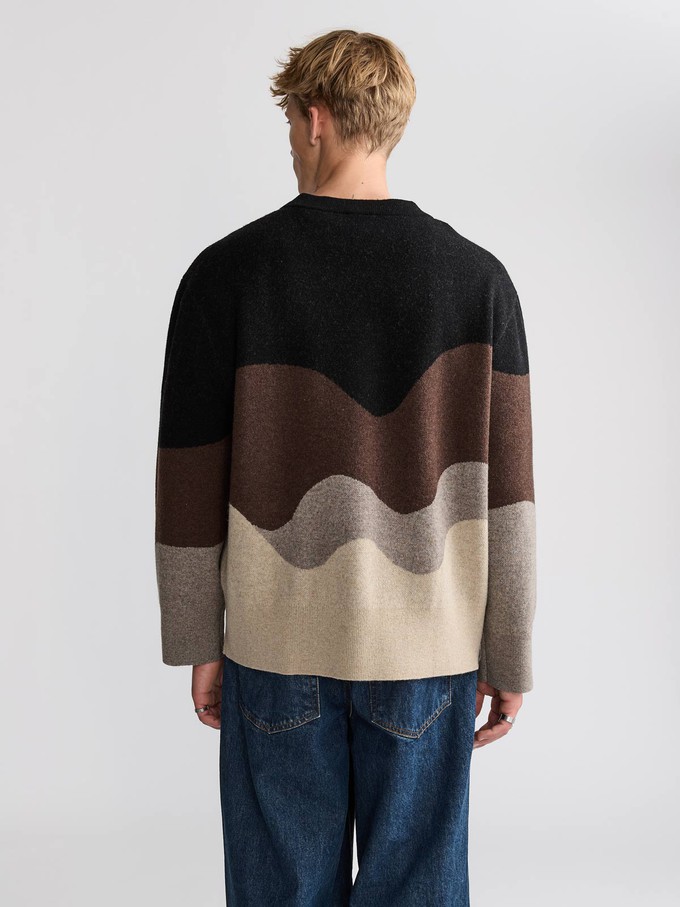 Rudi Oversized Strickpullover Sandstone from Yahmo