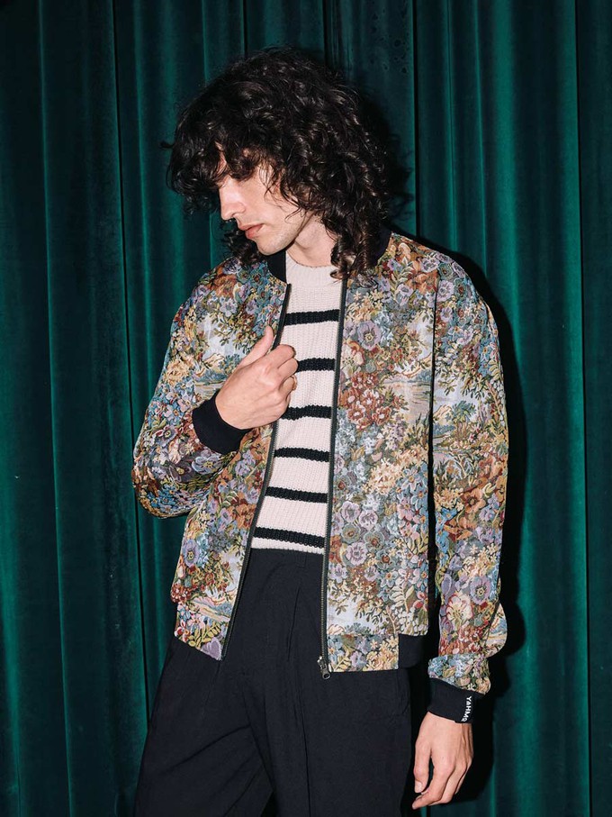 Siggi Wendejacke bouquet/black from Yahmo
