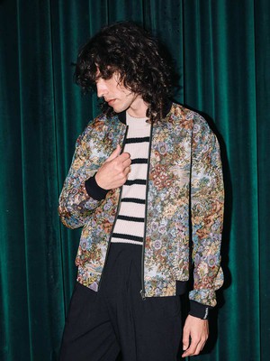 Siggi Wendejacke bouquet/black from Yahmo