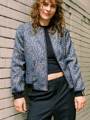 Berta Wendejacke copper/black from Yahmo