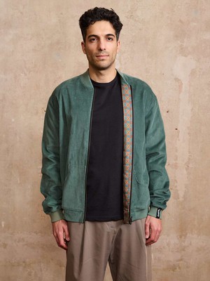 Oskar Wendejacke atlas/teal from Yahmo
