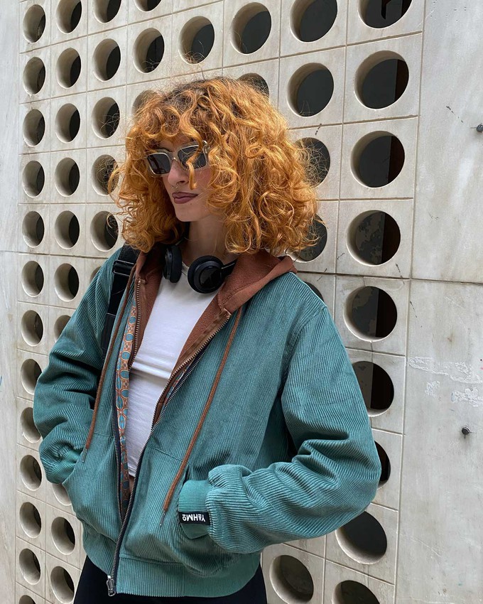 Elsa Wendejacke atlas/teal from Yahmo