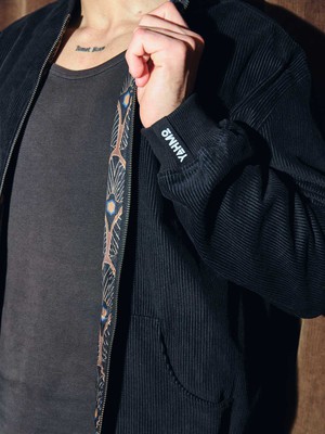 Oskar Wendejacke metropolis/black from Yahmo