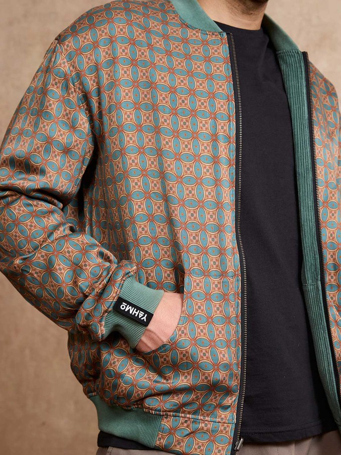 Oskar Wendejacke atlas/teal from Yahmo