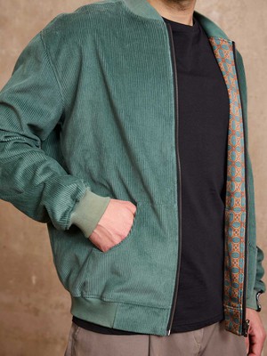 Oskar Wendejacke atlas/teal from Yahmo