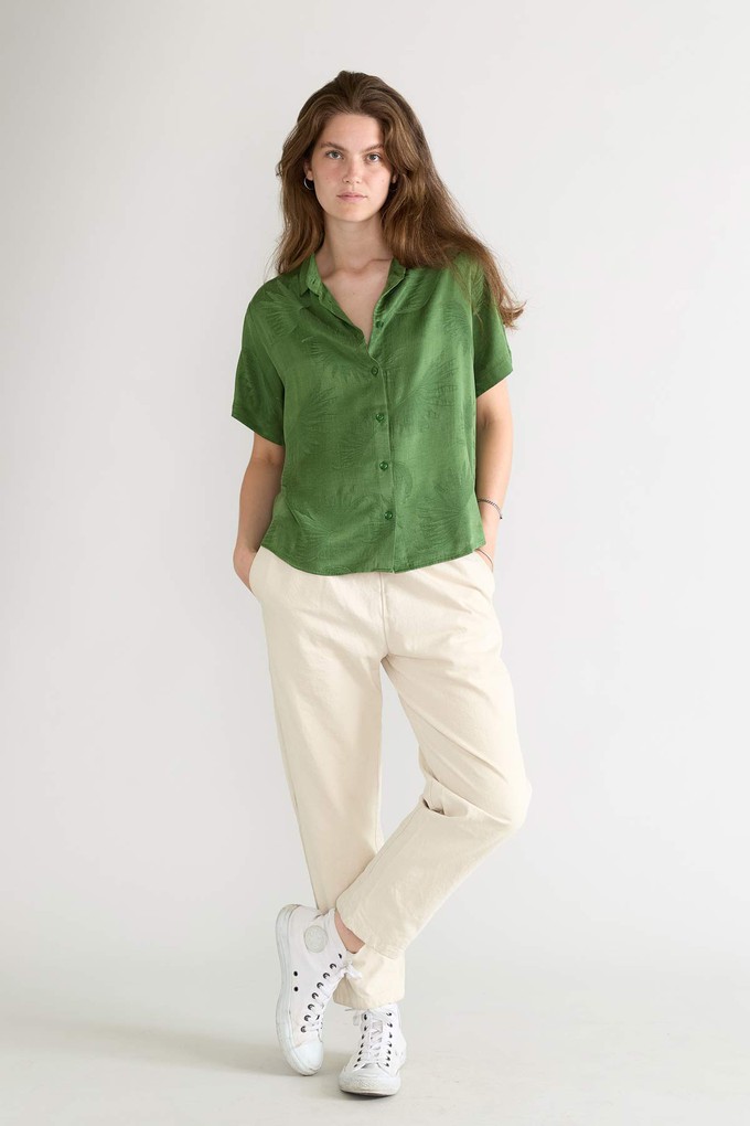 Lotte Hemd matcha from Yahmo