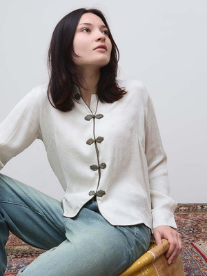 Erna Bluse jasmine from Yahmo