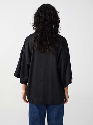 Gerda Kimono schwarz from Yahmo