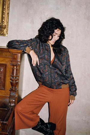 Elsa Wendejacke paisley/caramel from Yahmo