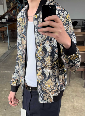 Laslo Wendejacke bird/navy from Yahmo