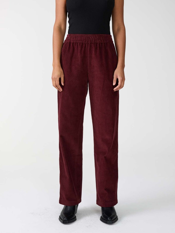Marta Hose weinrot from Yahmo