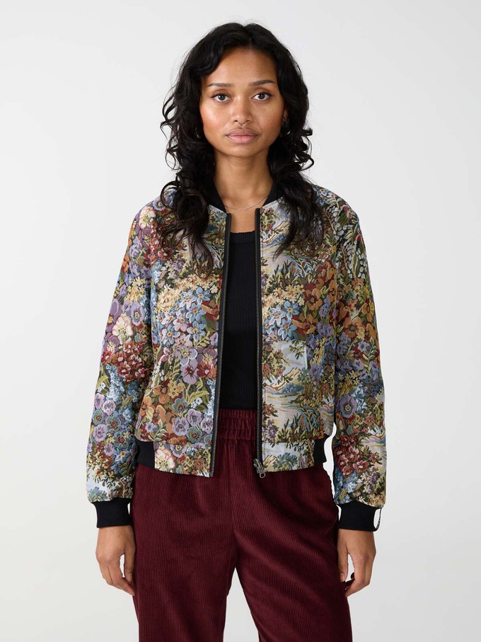 Berta Wendejacke Bouquet/Black from Yahmo