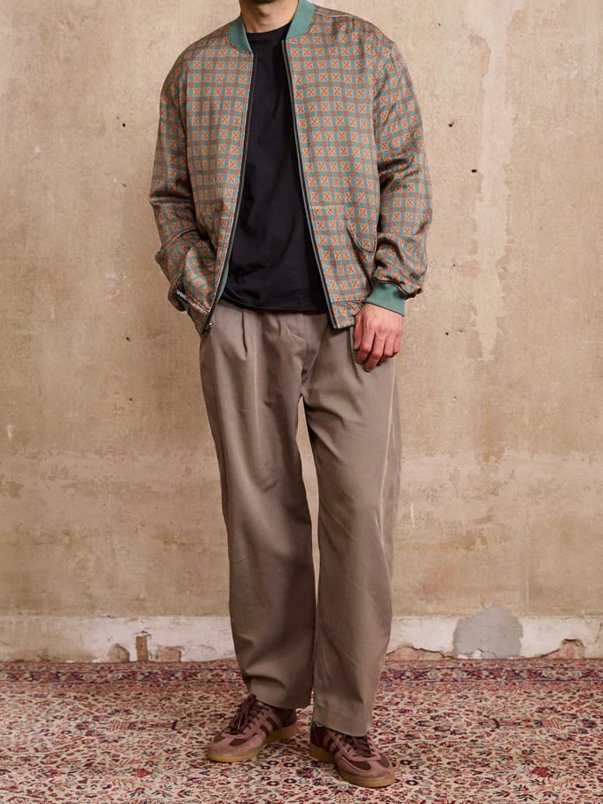 Oskar Wendejacke atlas/teal from Yahmo