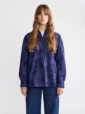 Mona Hemd Cobalt from Yahmo