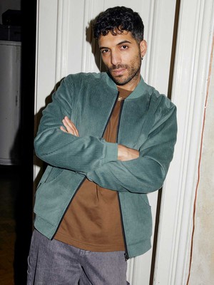 Oskar Wendejacke atlas/teal from Yahmo